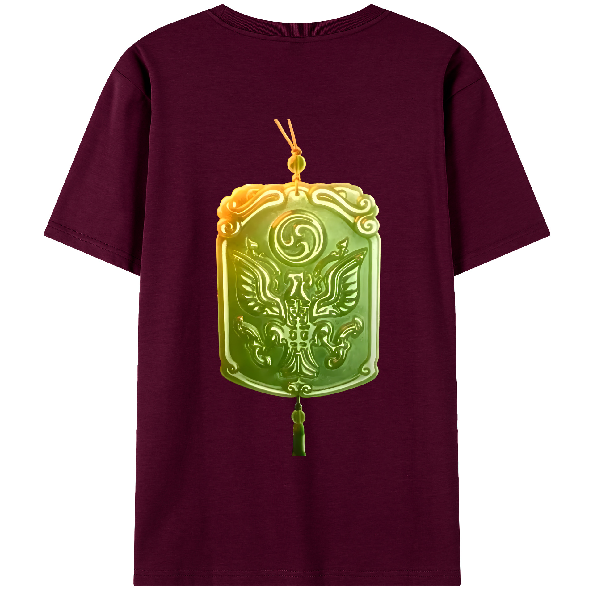 （画像用） Ne Zha 2 ナタ 魔童の大暴れ レディース半袖Tシャツ(バックプリント)